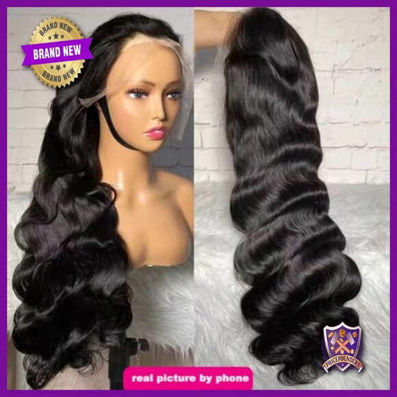 13x6 HD Lace Front Wig Human Hair Body Wave Full Frontal Pre Plucked main image 6